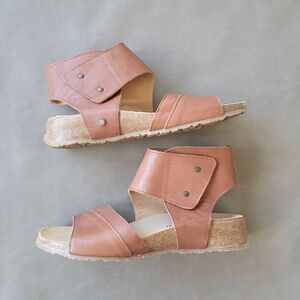 Haflinger Women's Maxine Flat Sandal, Habana Brown, Size 10, EUR 41